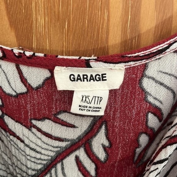 GARAGE Leaf Print Romper - Picture 5 of 8